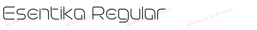 Esentika Regular字体转换 Esentika Regular字体转换